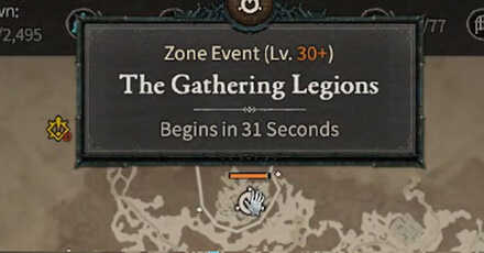 The Gathering Legions Map Marker - Diablo 4