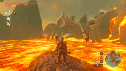 Botw - Eldin Korok 32 Overworld View