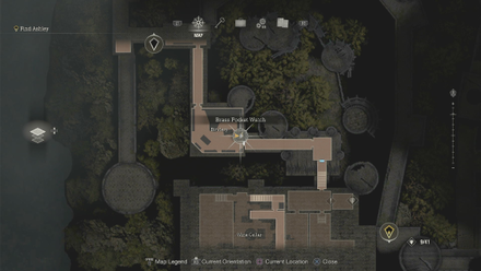 Resident Evil 4 Remake - Castle Brass Pocket Watch Map Location