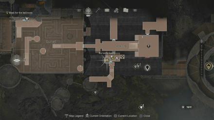 Resident Evil 4 Remake - Castle Butterfly Lamp Map Location