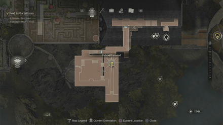 Resident Evil 4 Remake - Castle Yellow Diamond Map Location