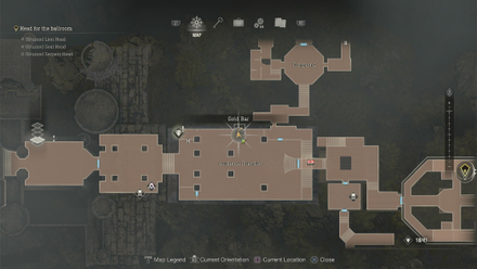 Resident Evil 4 Remake - Castle Gold Bar Map Location