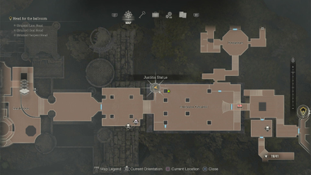 Resident Evil 4 Remake - Castle Justitia Statue Map Location