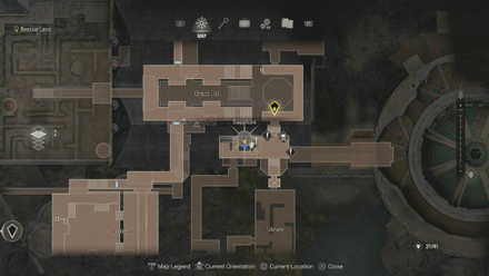 Resident Evil 4 Remake - Castle Sapphire Map Location