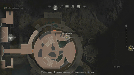 Resident Evil 4 Remake - Castle Ornate Beetle Map Location