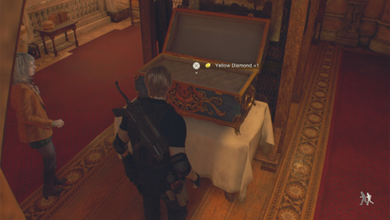 Resident Evil 4 Remake - Castle Yellow Diamond In-Game