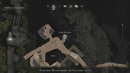 Resident Evil 4 Remake - Castle Golden Hourglass Map Location