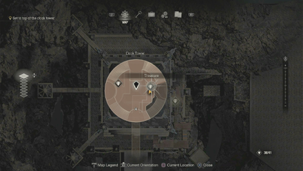 Resident Evil 4 Remake - Castle Mirror with Pearls and Rubies Map Location