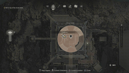 Resident Evil 4 Remake - Castle Extravagant Clock Map Location