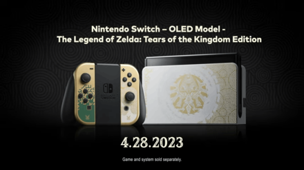The Legend of Zelda- Tears of the Kingdom - Nintendo Switch Limited Edition OLED Model
