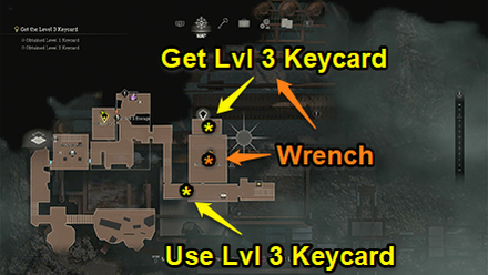 Resident Evil 4 Remake - Level 3 Keycard Area 2 Map