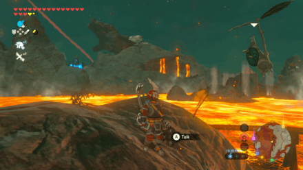 Botw - Eldin Korok 34 Overworld View