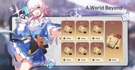 Honkai Star Rail - Launch Event - A World Beyond Login Event