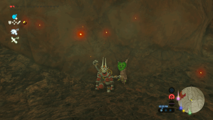 Botw - Eldin Korok 39 Overworld View