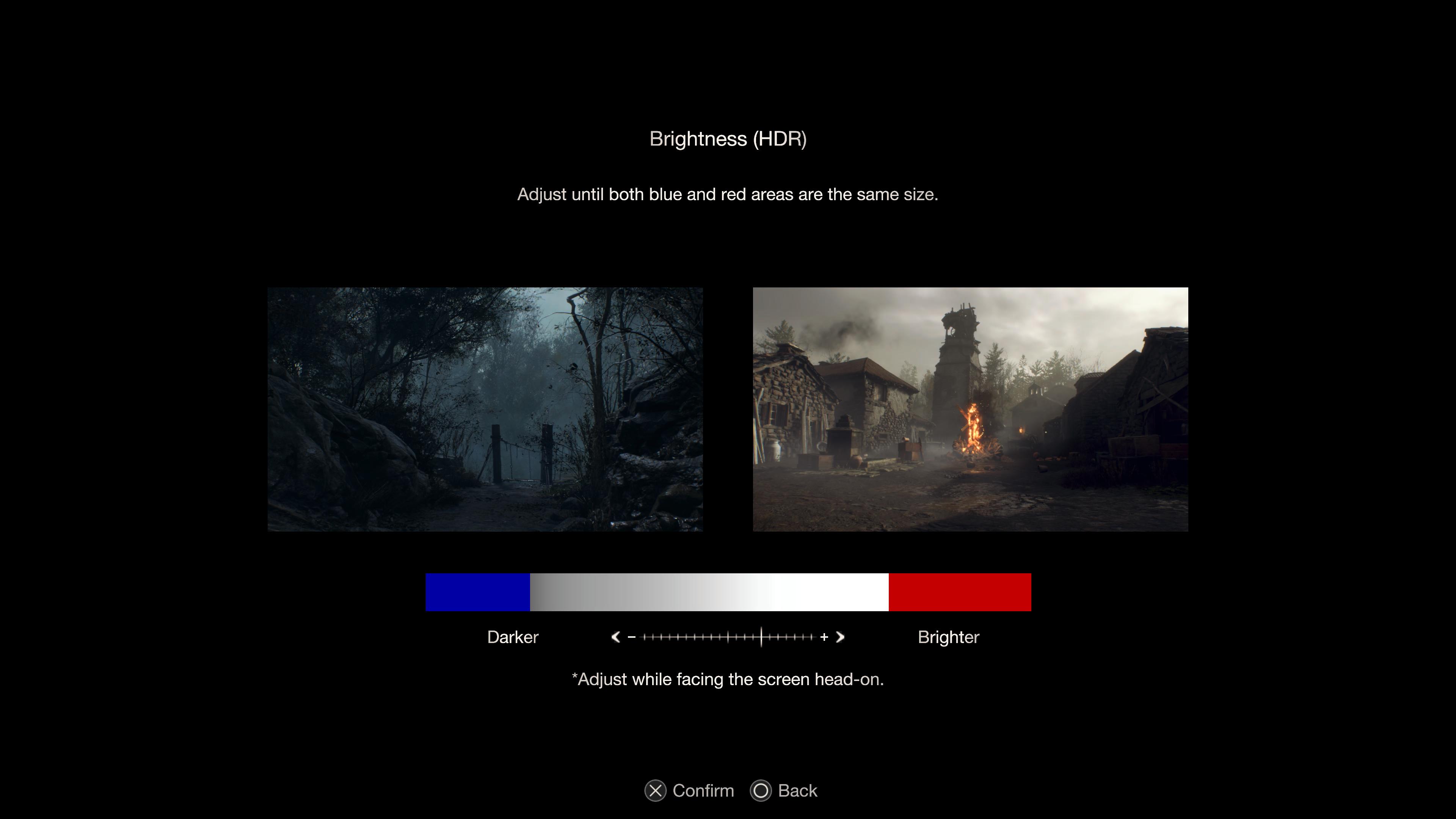 BIOHAZARD RE_4 - Adjusting Brightness Settings