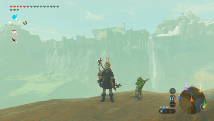 Botw - Ridgeland Korok 1 Overworld View