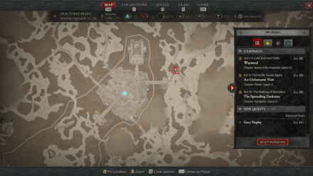 Diablo IV - Cries of Innocence Map View