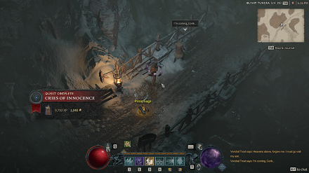 Diablo IV - Cries of Innocence Completion