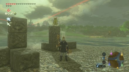 Botw - Ridgeland Korok 9 Overworld View