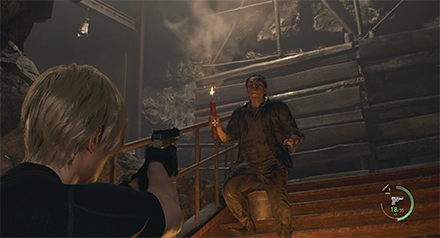 Resident Evil 4 Remake - Shoot Dynamite From Enemy