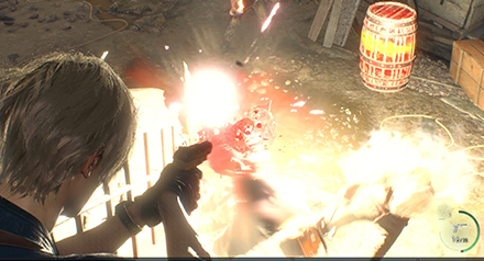 Resident Evil 4 Remake - Dynamite Explosion Effect