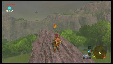 Botw - Dueling Peaks Korok 44 Overworld View