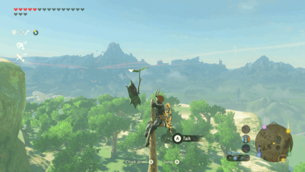 Botw - Ridgeland Korok 14 Overworld View