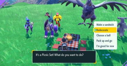 Pokemon Scarlet Violet SV - Picnic Redecorate