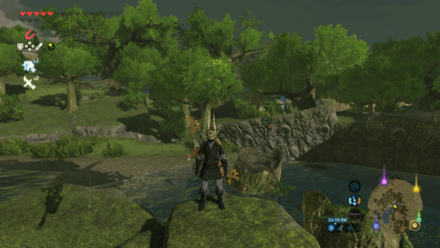 Botw - Ridgeland Korok 26 Overworld View