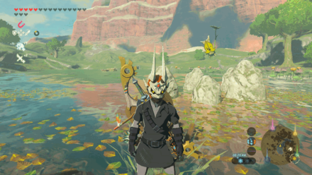 Botw - Ridgeland Korok 28 Overworld View