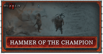 Diablo IV - Hammer of the Champion Top Banner