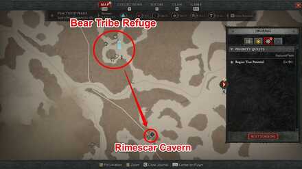Diablo IV - Rimescar Cavern Location