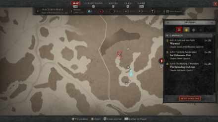 Diablo IV - Call of the Ancients Map View