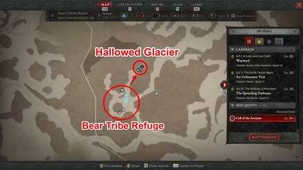 Diablo IV - Hallowed Glacier Location