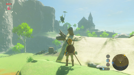 Botw - Great Plateau Korok 12 Overworld View