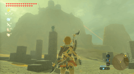 Botw - Wasteland Korok 23 Overworld View