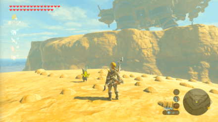 Botw - Wasteland Korok 24 Overworld View