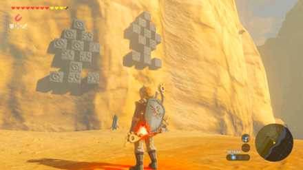 Botw - Gerudo Korok 2 Overworld View