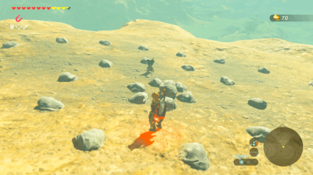 Botw - Gerudo Korok 3 Overworld View
