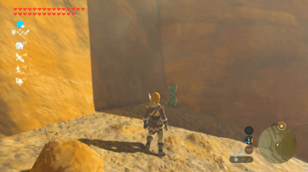 Botw - Wasteland Korok 28 Overworld View