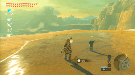 Botw - Wasteland Korok 33 Overworld View