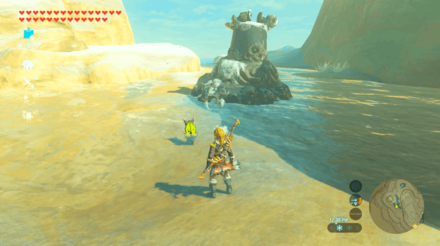 Botw - Wasteland Korok 31 Overworld View