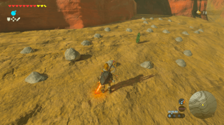 Botw - Gerudo Korok 12 Overworld View