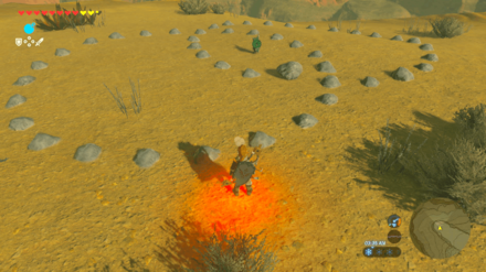 Botw - Gerudo Korok 19 Overworld View