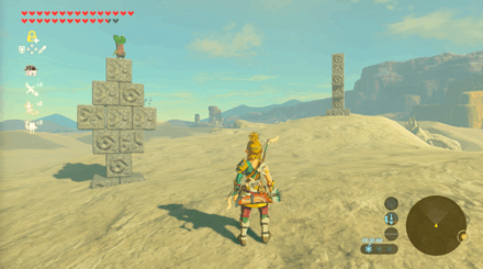 Botw - Wasteland Korok 41 Overworld View