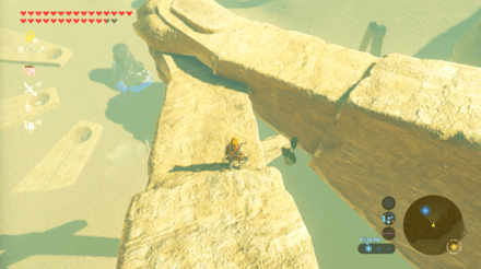 Botw - Wasteland Korok 43 Overworld View