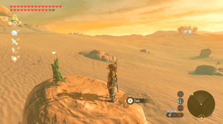 Botw - Wasteland Korok 45 Overworld View