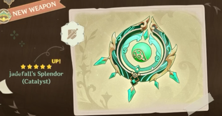 Genshin - Version 3.6 5-Star Catalyst Jadefall