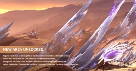 Genshin - 3.6 New Desert Area