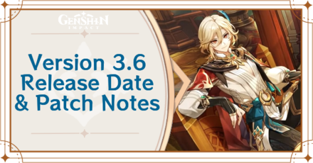Genshin Impact - Everything in 3.6: Banners, Release Date, and Patch Notes